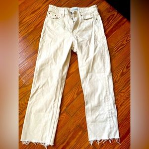 White/Beige Zara pants